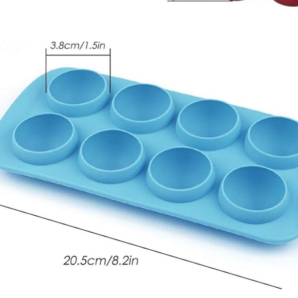 Silicone Chocolate Candy Molds, Jello Pudding Ball Ice Cube Peanut Butte - Picture 14 of 15